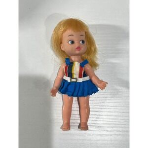 Vintage 1960s 5.5‎ Inch Liddle Kiddles Clone Doll Side Glancing Eyes Hong Kong